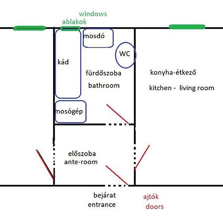 Aha Apartment Дебрецен Екстериор снимка